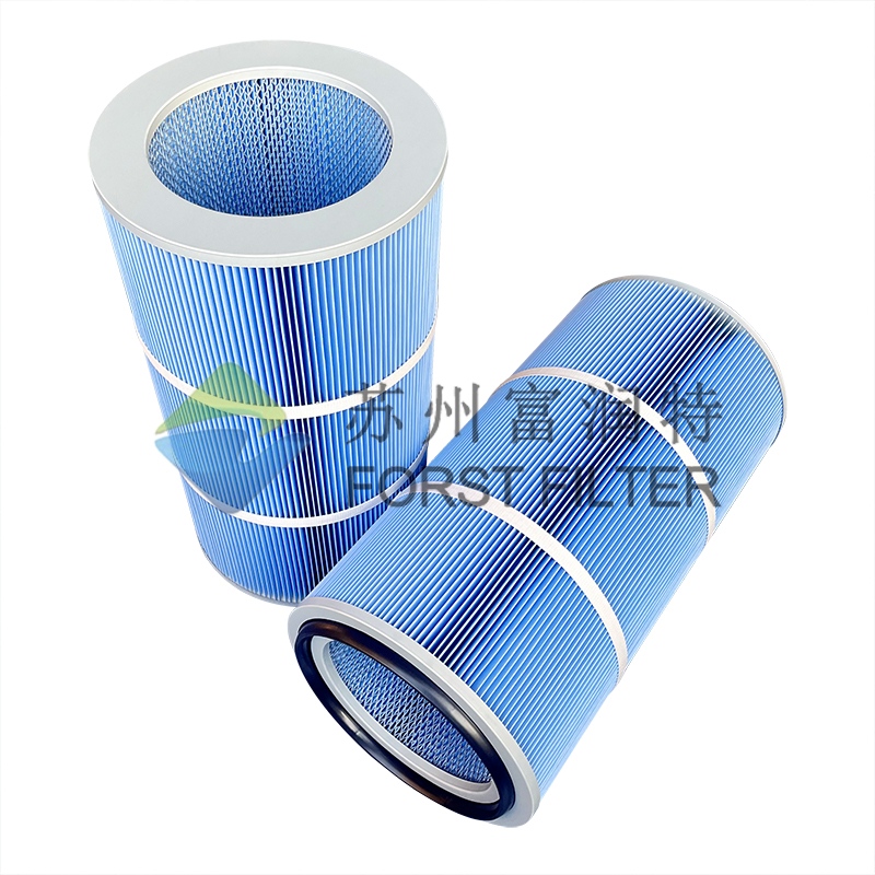 Blue Polyester Air Filter Cartridge