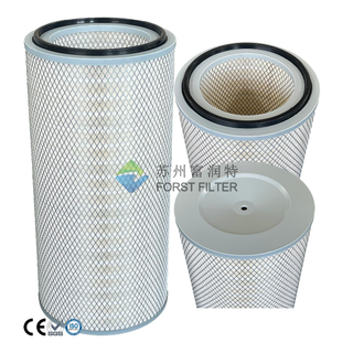 Forst High Efficiency Industrial Dust Collector Replacement Filter Cellulose Filter Cartridge