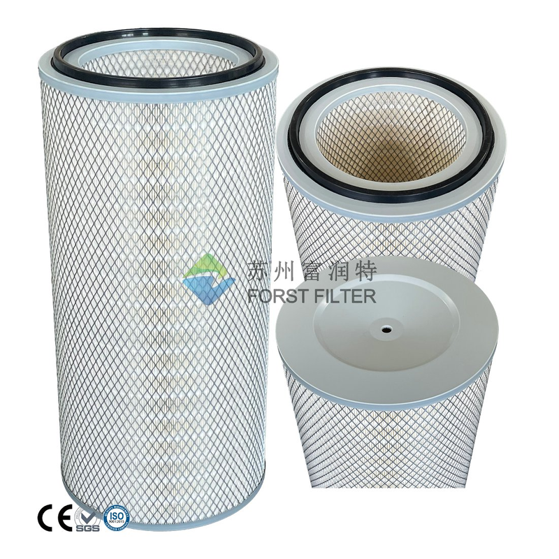 Forst High Efficiency Industrial Dust Collector Replacement Filter Cellulose Filter Cartridge