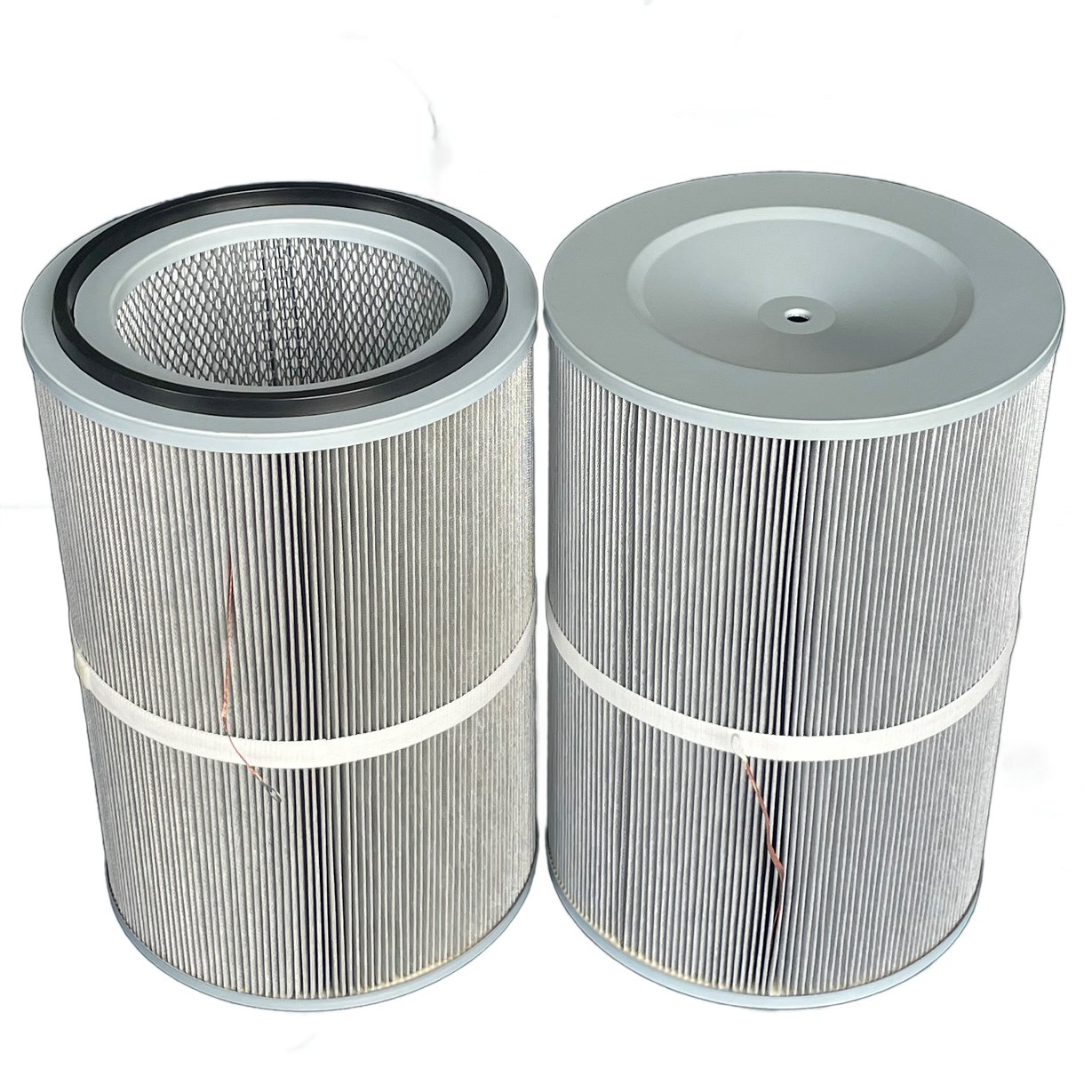 Anti-Static Polyester Dust Filter Cartridge | Cylindrical Air Filter for Explosive Dust Control