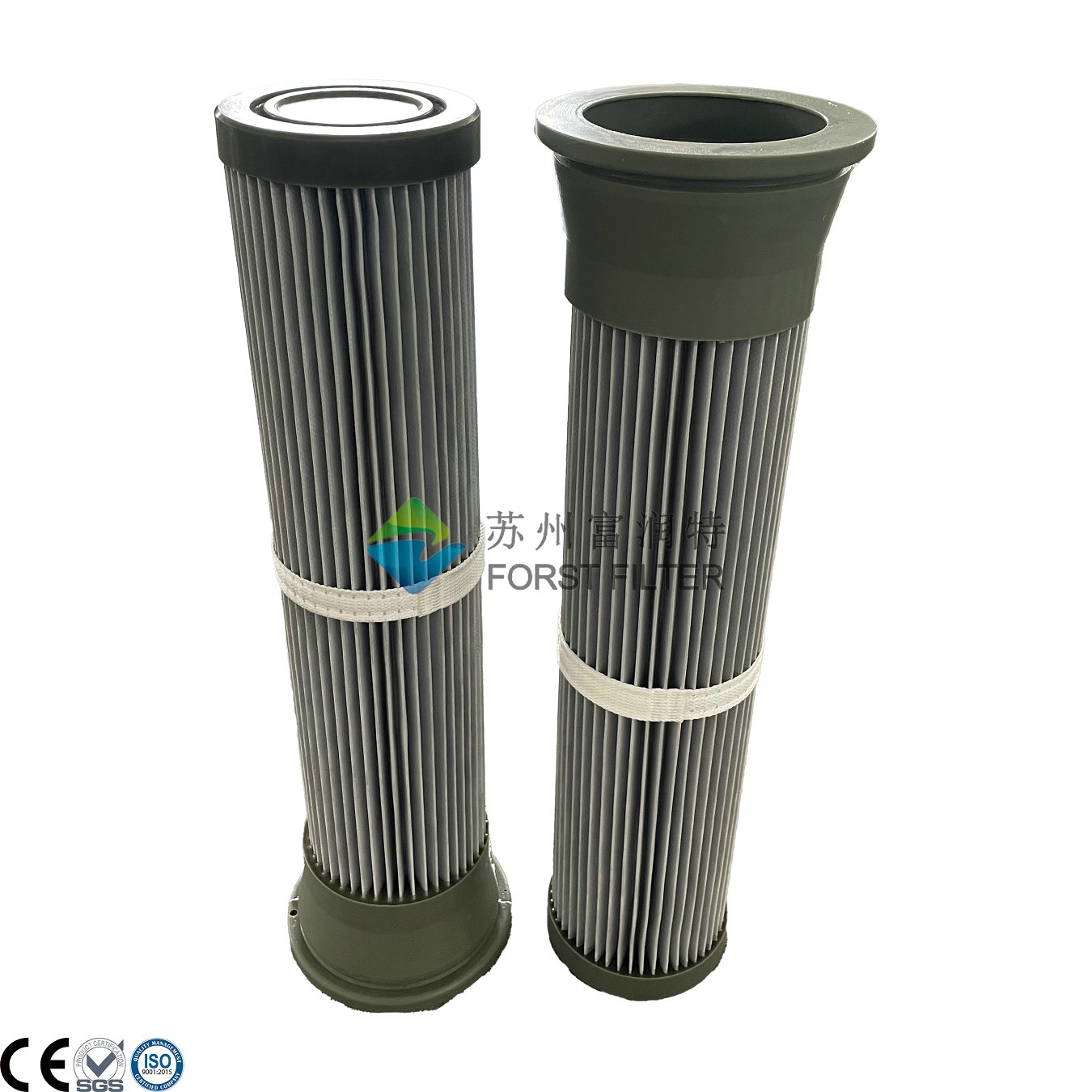 High-Efficiency PU End Cap Dust Collector Filter Cartridge | Polyurethane Seal, Long Service Life, Easy Installation