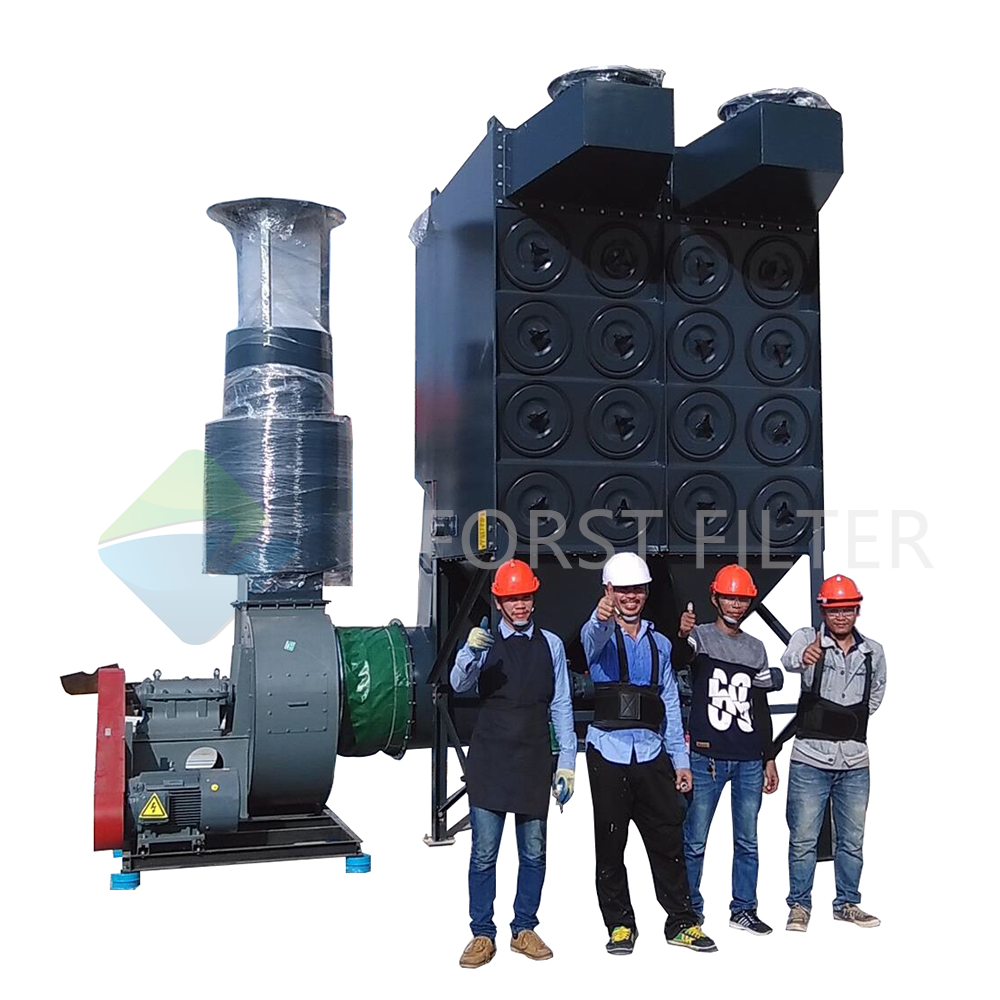 Horizontal Cartridge Dust Collector System