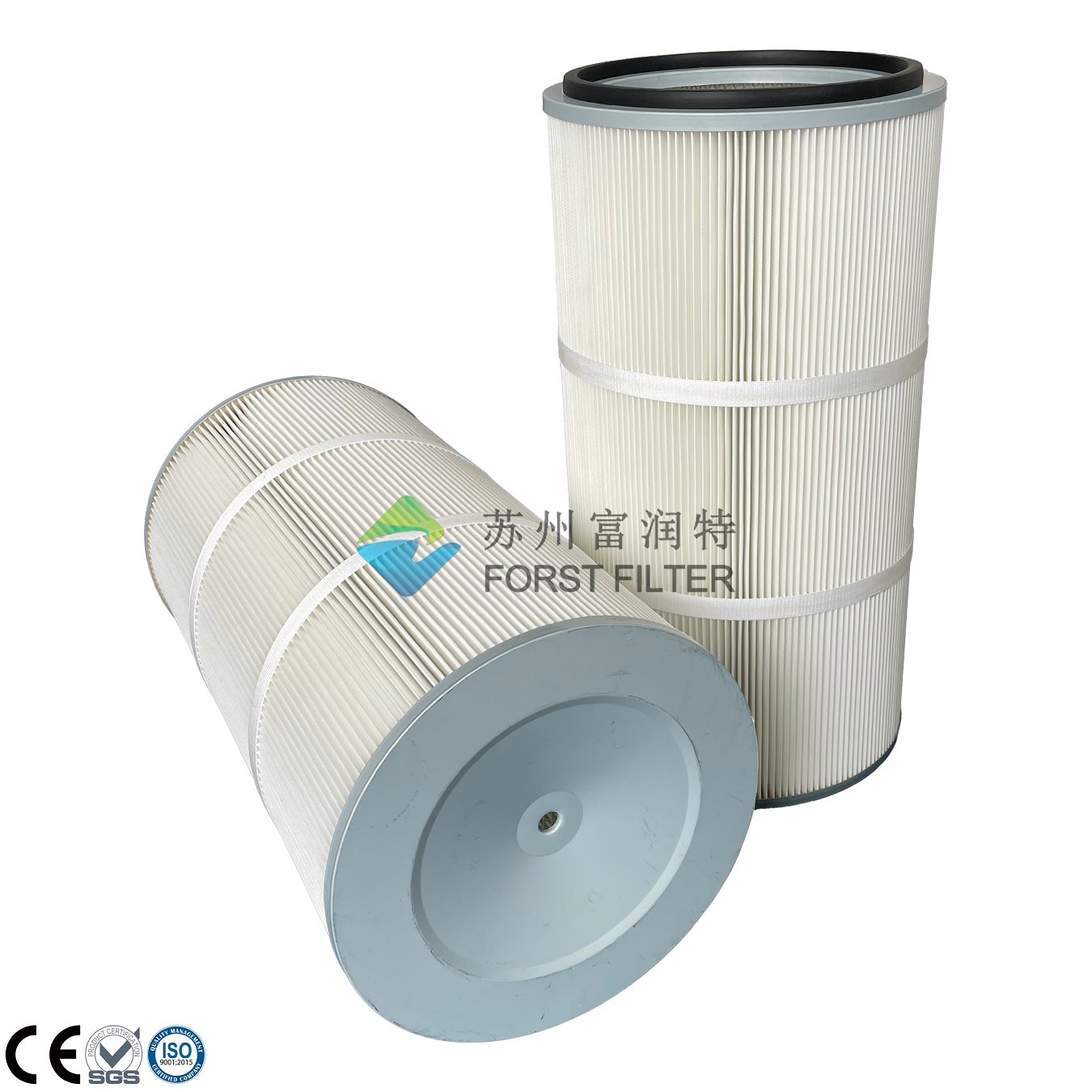 Durable Polyester Air Filter Cartridge for Industrial Dust Collectors