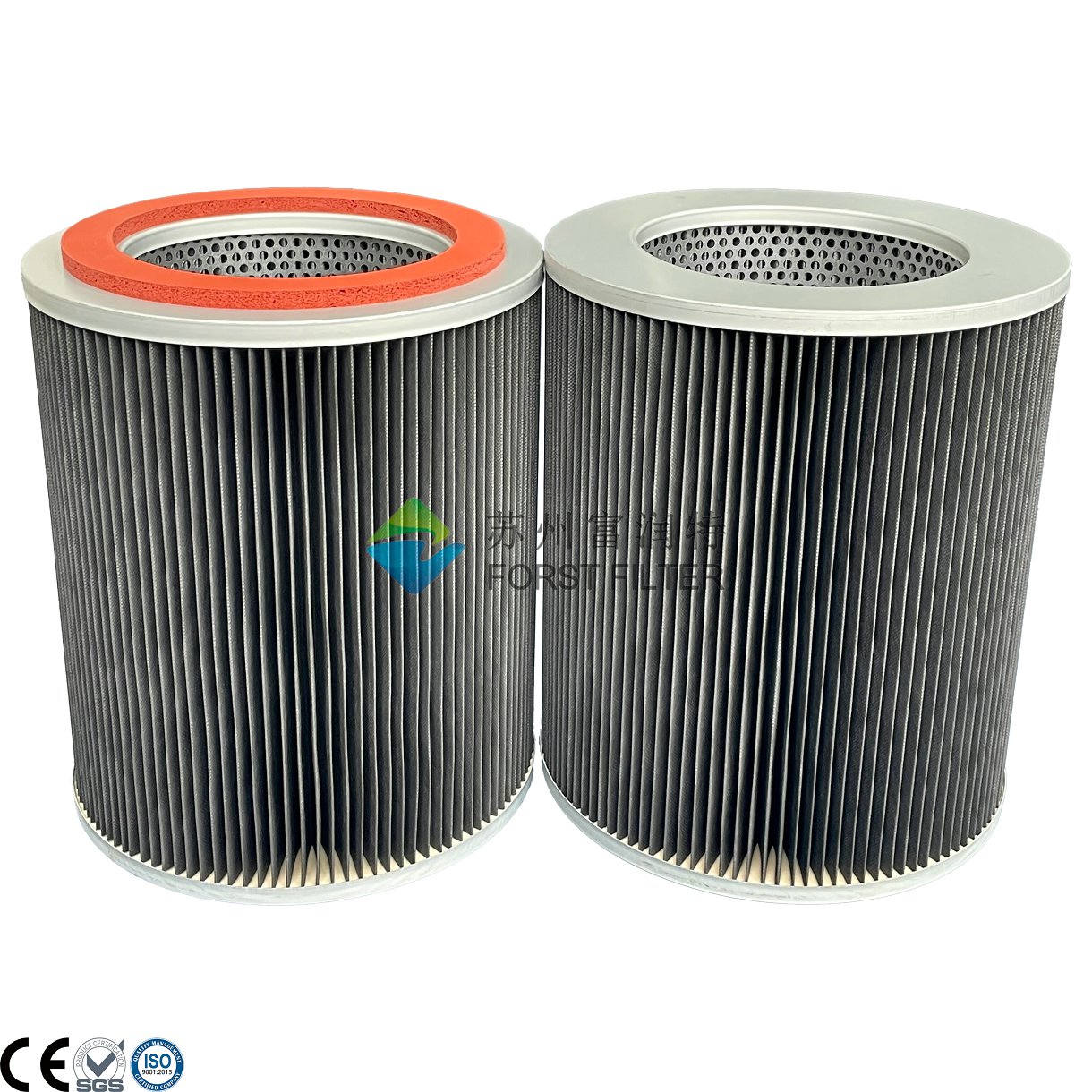 High-Performance Carbon Fiber Dust Filter Cartridge | Industrial Air Filtration