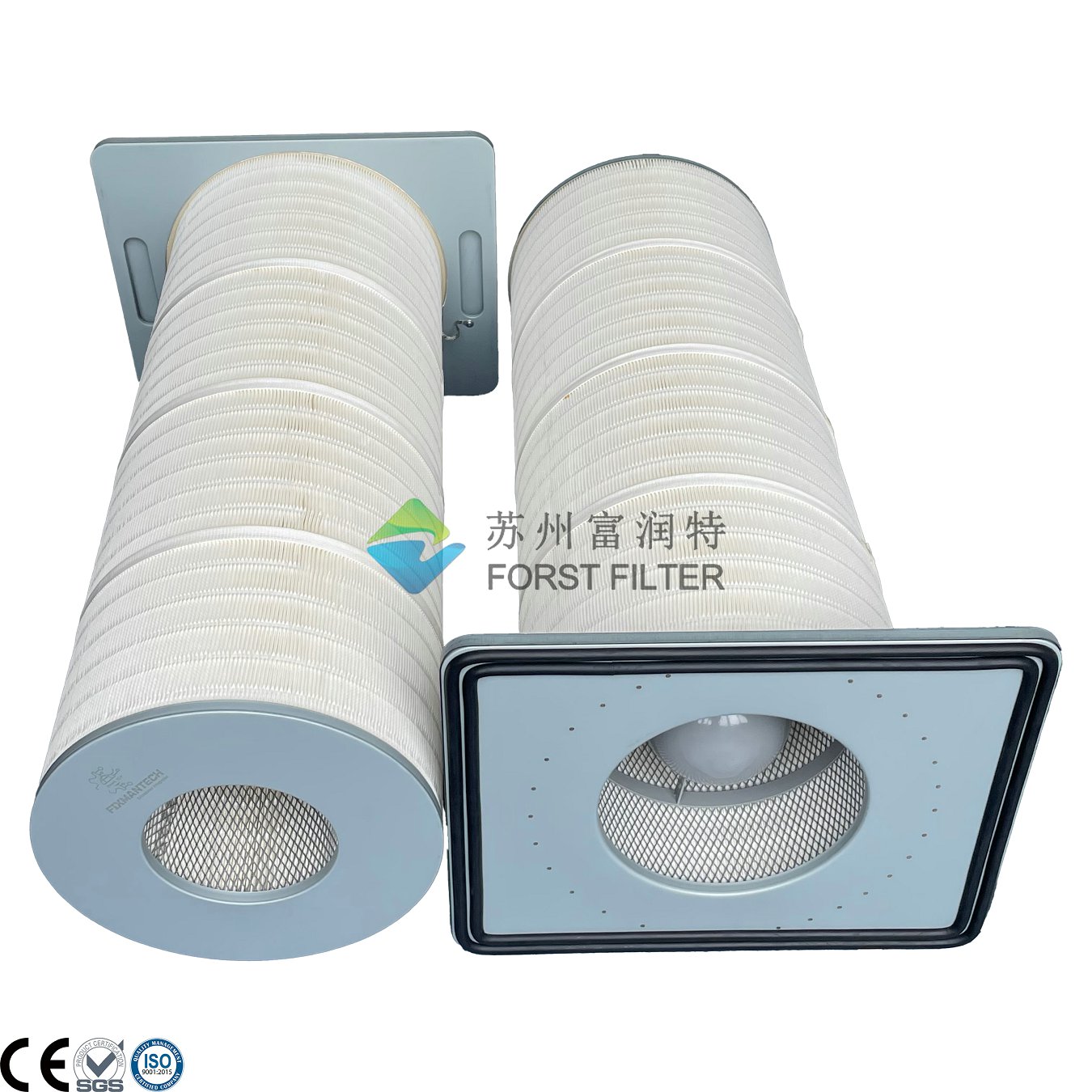 Square Flange Air Filter Cartridge