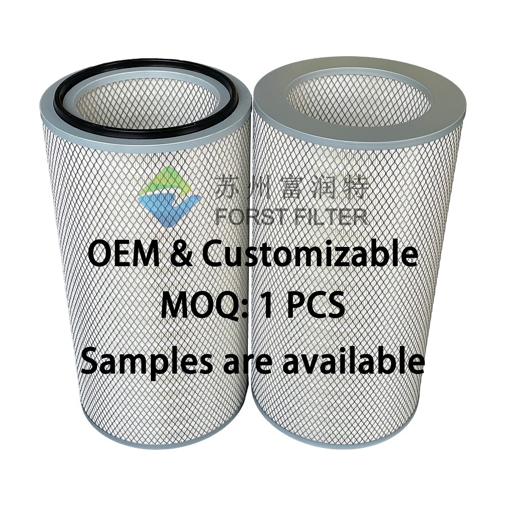 Forst High Efficiency Industrial Dust Collector Replacement Filter Cellulose Filter Cartridge