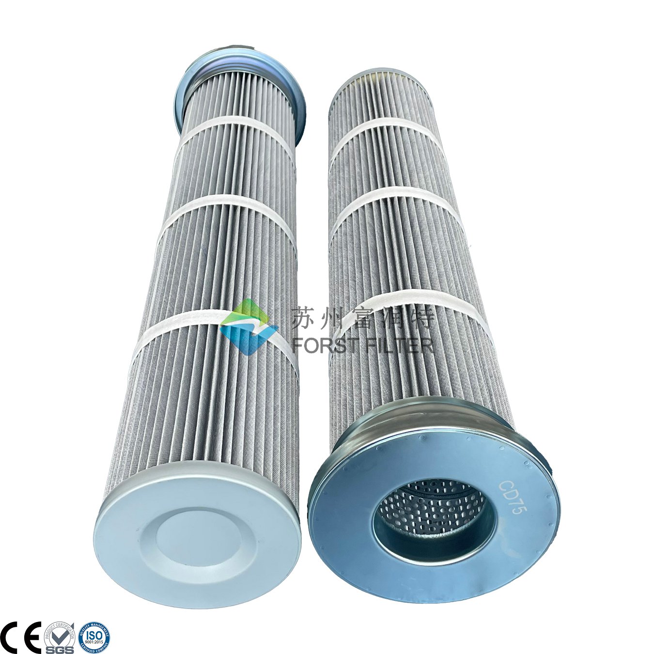 Industrial Gong Edge Cover Polyester Filter Cartridge–High Efficiency Dust Collection
