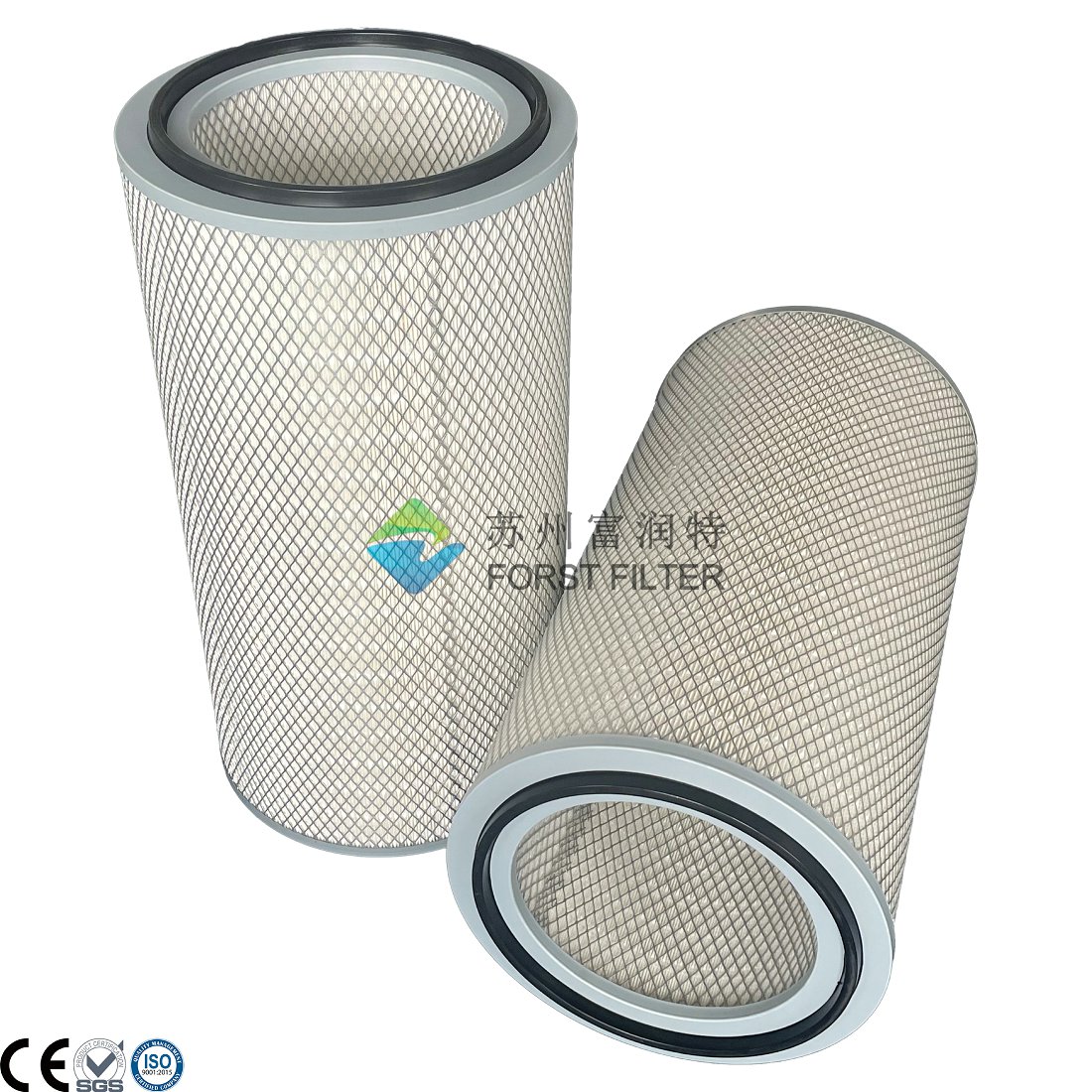 Forst High Efficiency Industrial Dust Collector Replacement Filter Cellulose Filter Cartridge